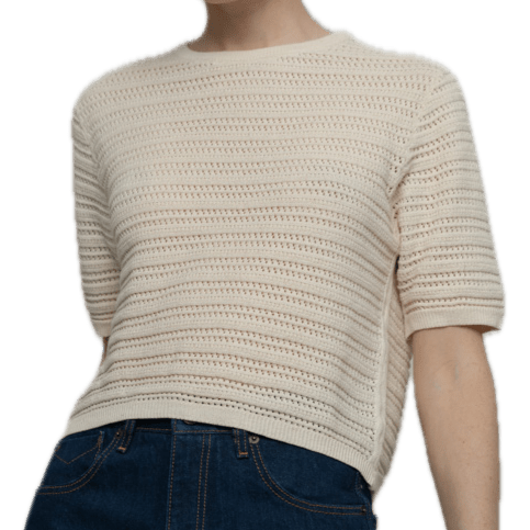 Elisa, Strickshirt aus recycelter Baumwolle