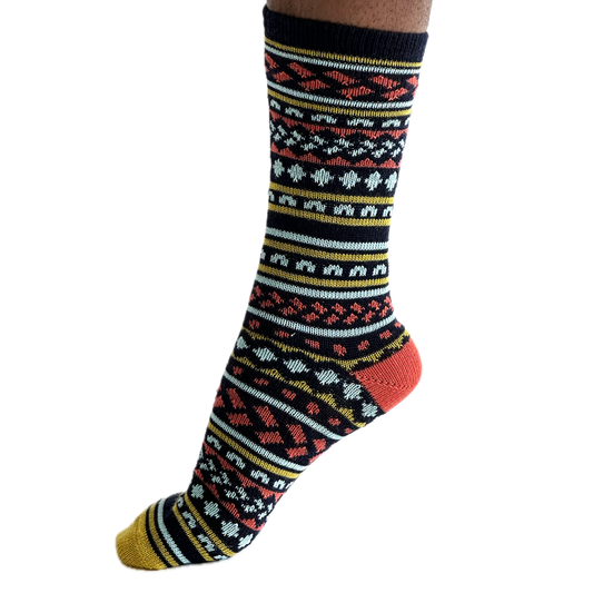 warme Wollsocken, Erskine Fairisle
