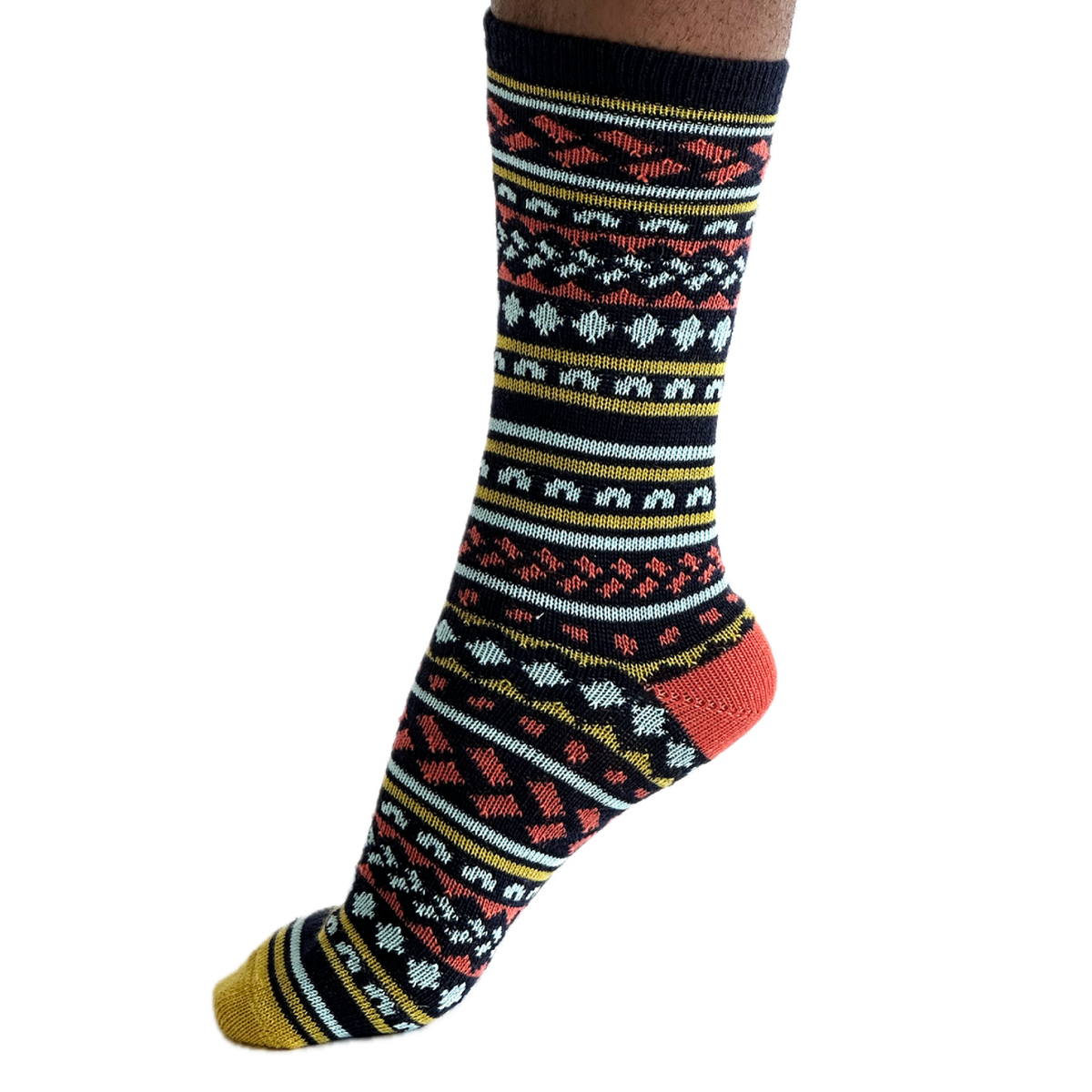 warme Wollsocken, Erskine Fairisle