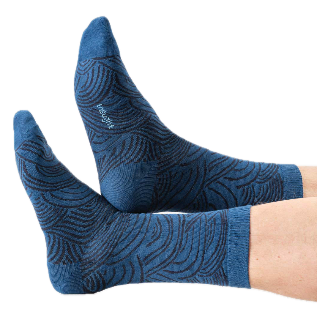 3er-Pack Socken mit Streifen und Mustern