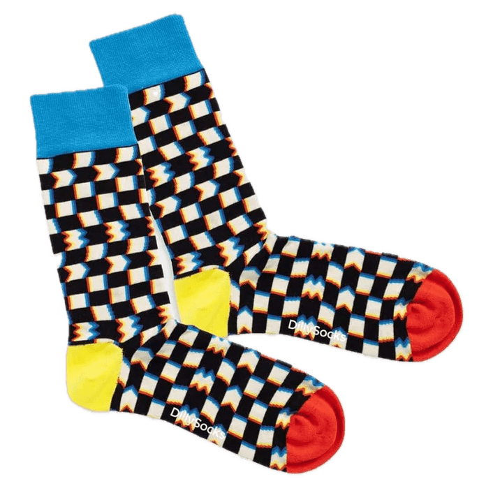 Socks, Colorful Distortion