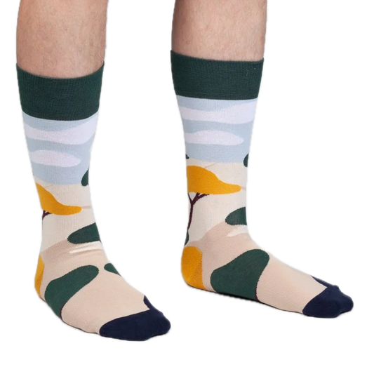 Socken mit Landschaft DillySocks