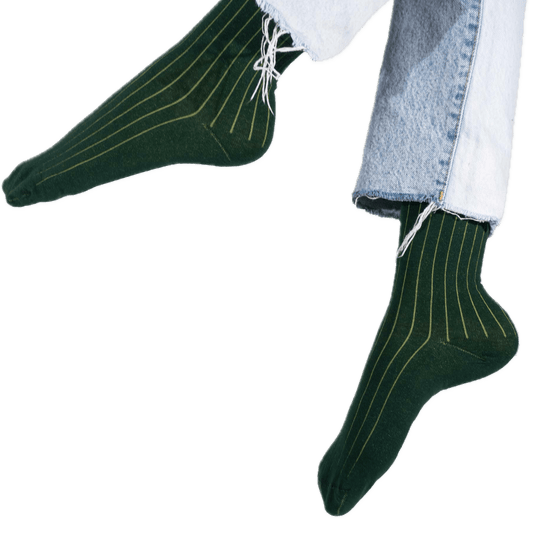 bunte Streifen-Strümpfe