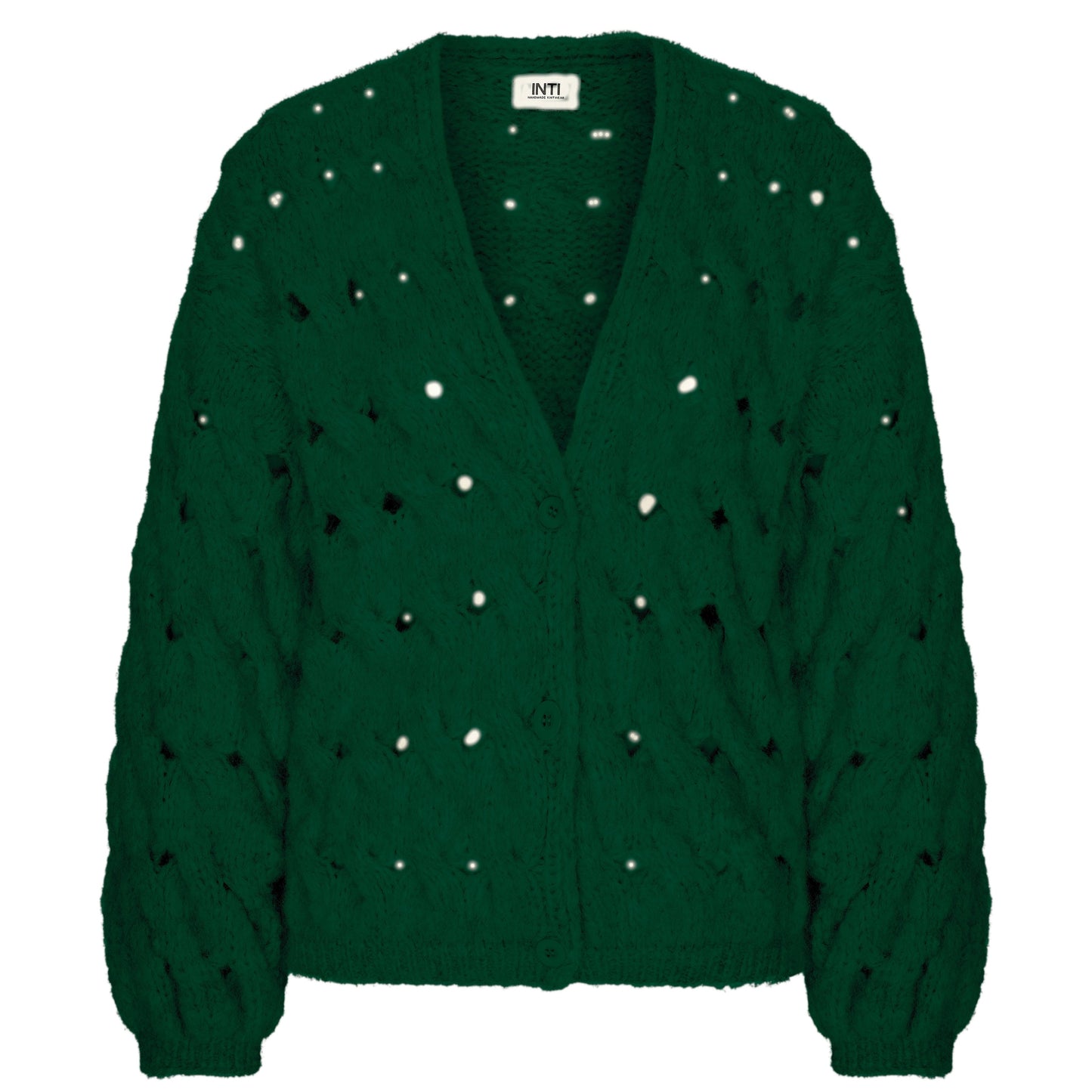 Reina superflauschige Alpaka-Strickjacke
