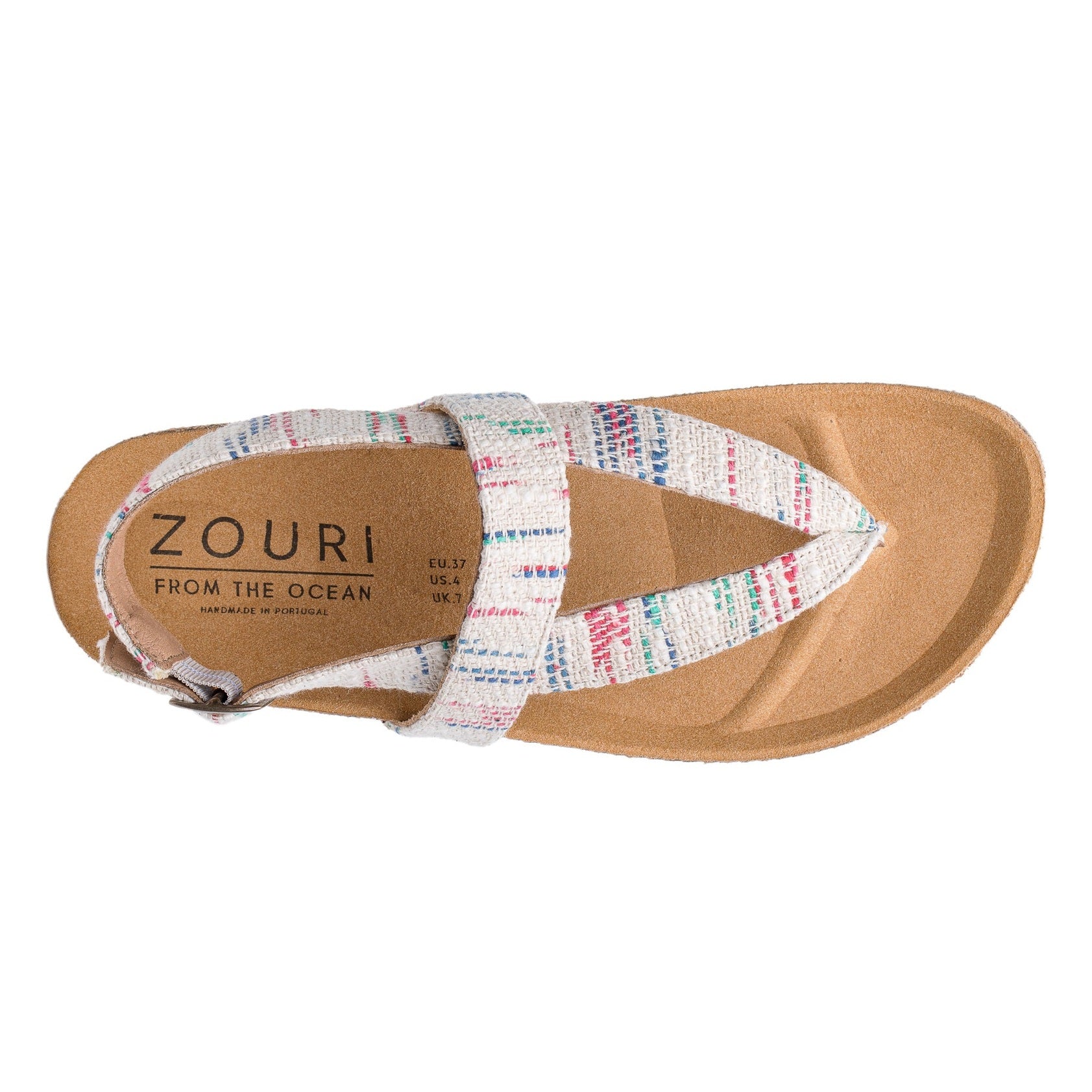 gemusterte Isle Sandalen, vegan