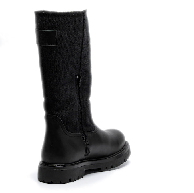 MIA Boots aus Leder, Baumwolle und Hanf
