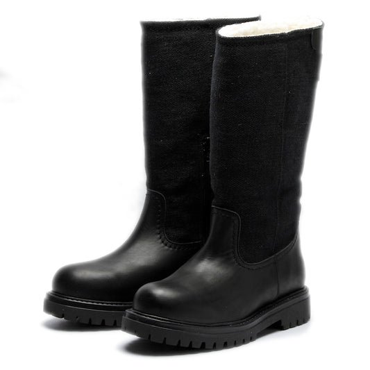 MIA Boots aus Leder, Baumwolle und Hanf