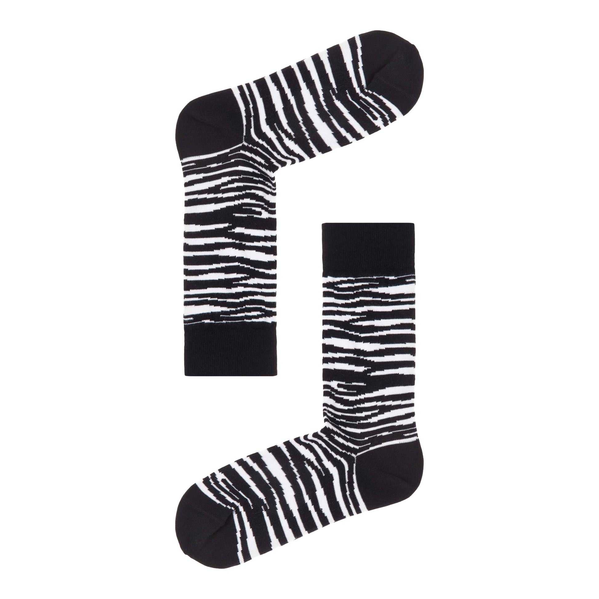 Zebra-Socken