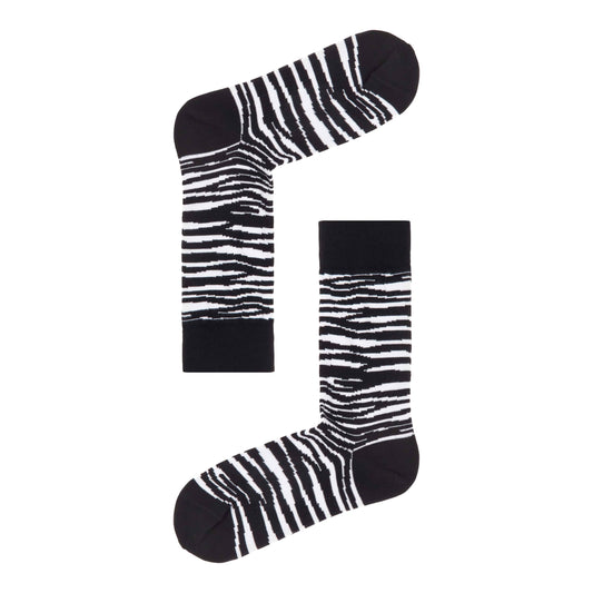 Zebra-Socken