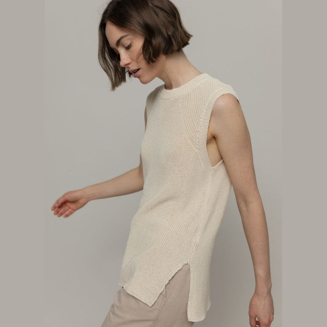 Adelaide, Stricktop aus recycelter Baumwolle