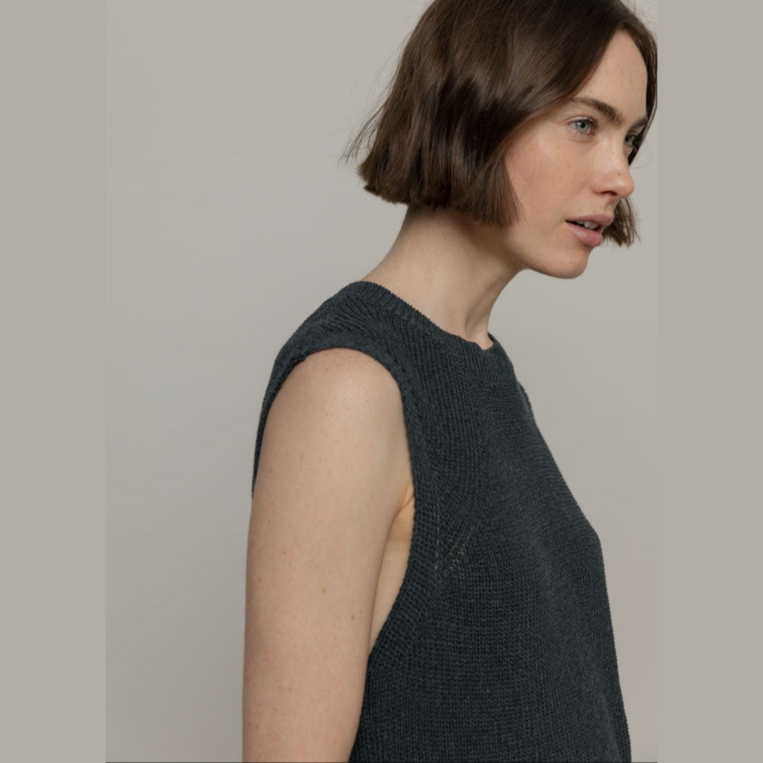 Adelaide, Stricktop aus recycelter Baumwolle