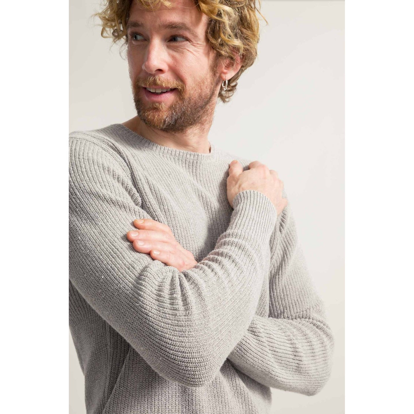 Pullover aus recykelter Baumwolle, Luca