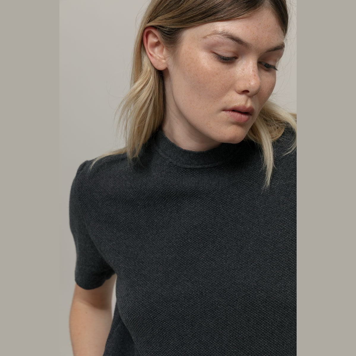 Carlotta, Strickshirt aus recycelter Baumwolle