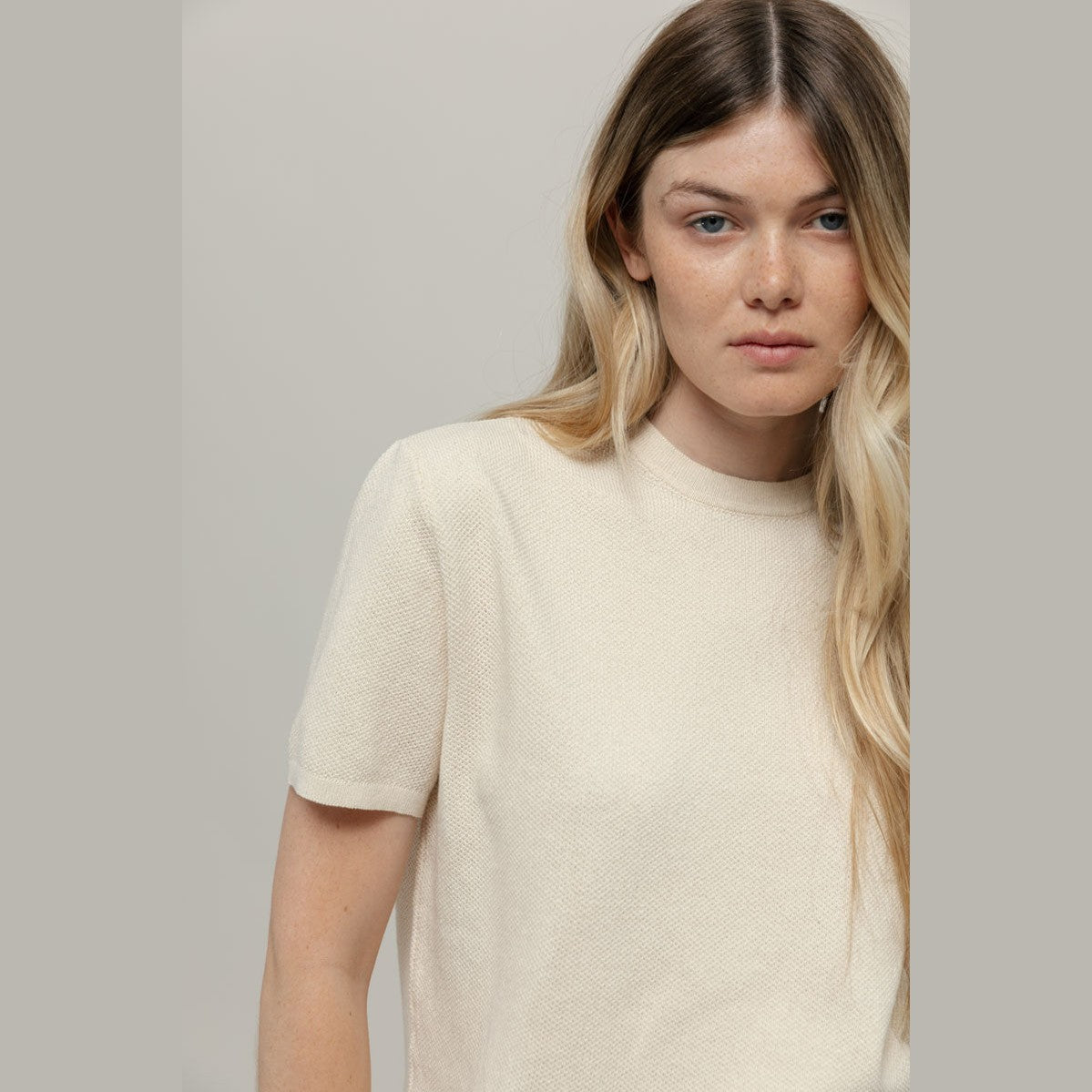 Carlotta, Strickshirt aus recycelter Baumwolle