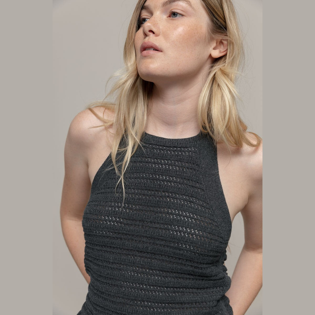 Nilla, Stricktop aus recycelter Baumwolle