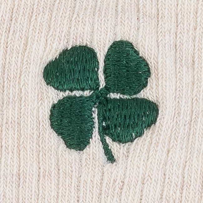 Socks with small embroidery