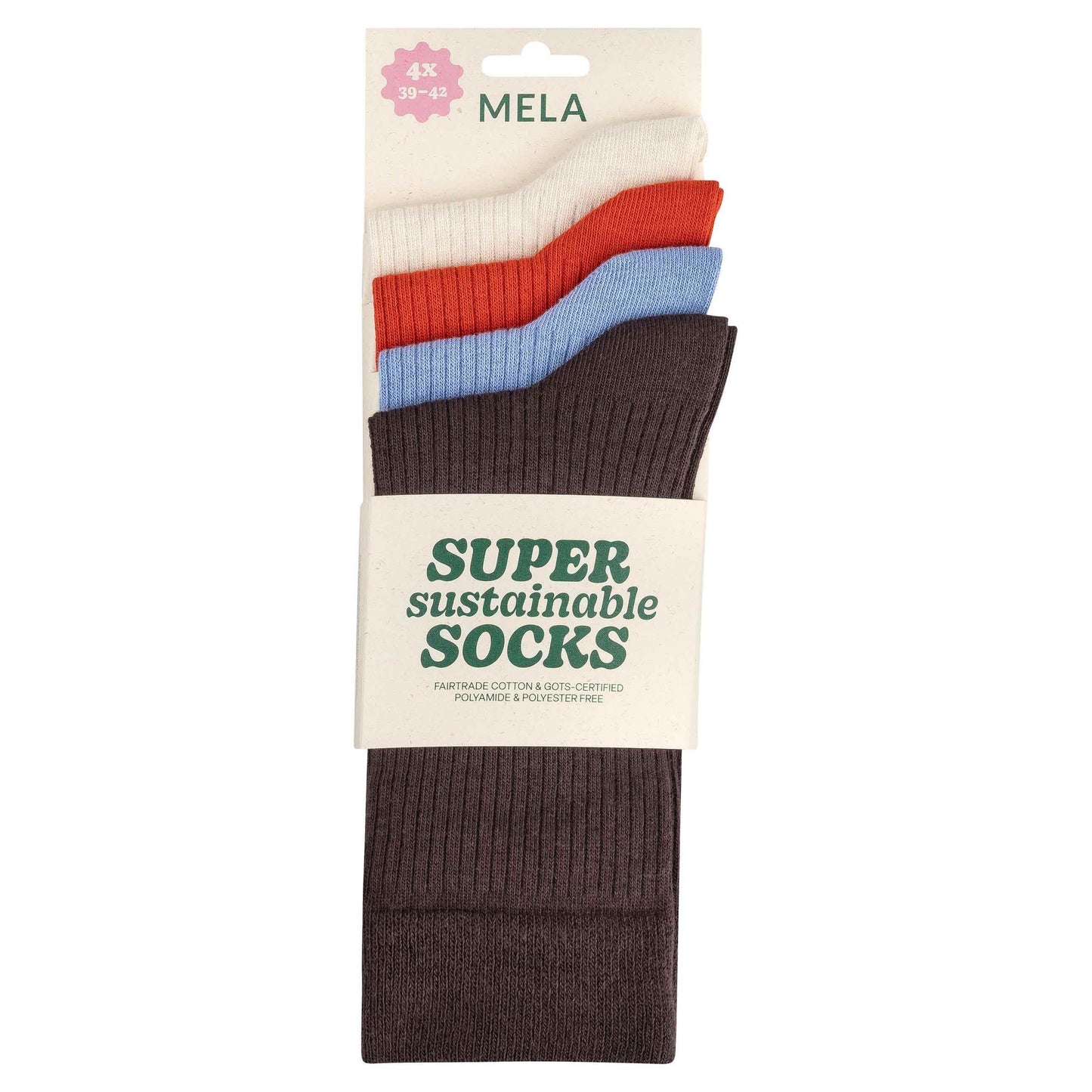 4er-Pack Ripp-Socken