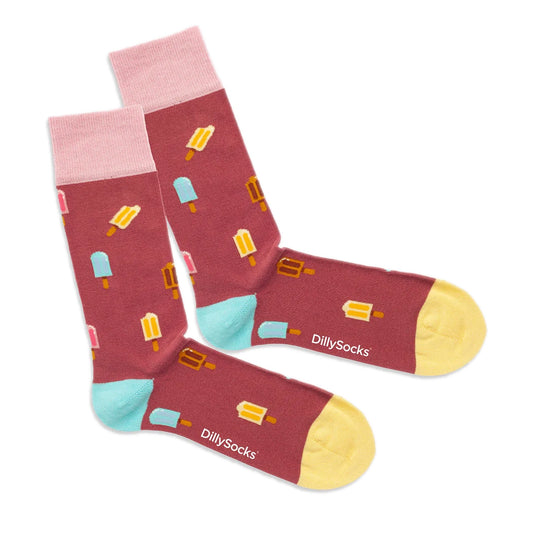 Eis-am-Stiel-Socken