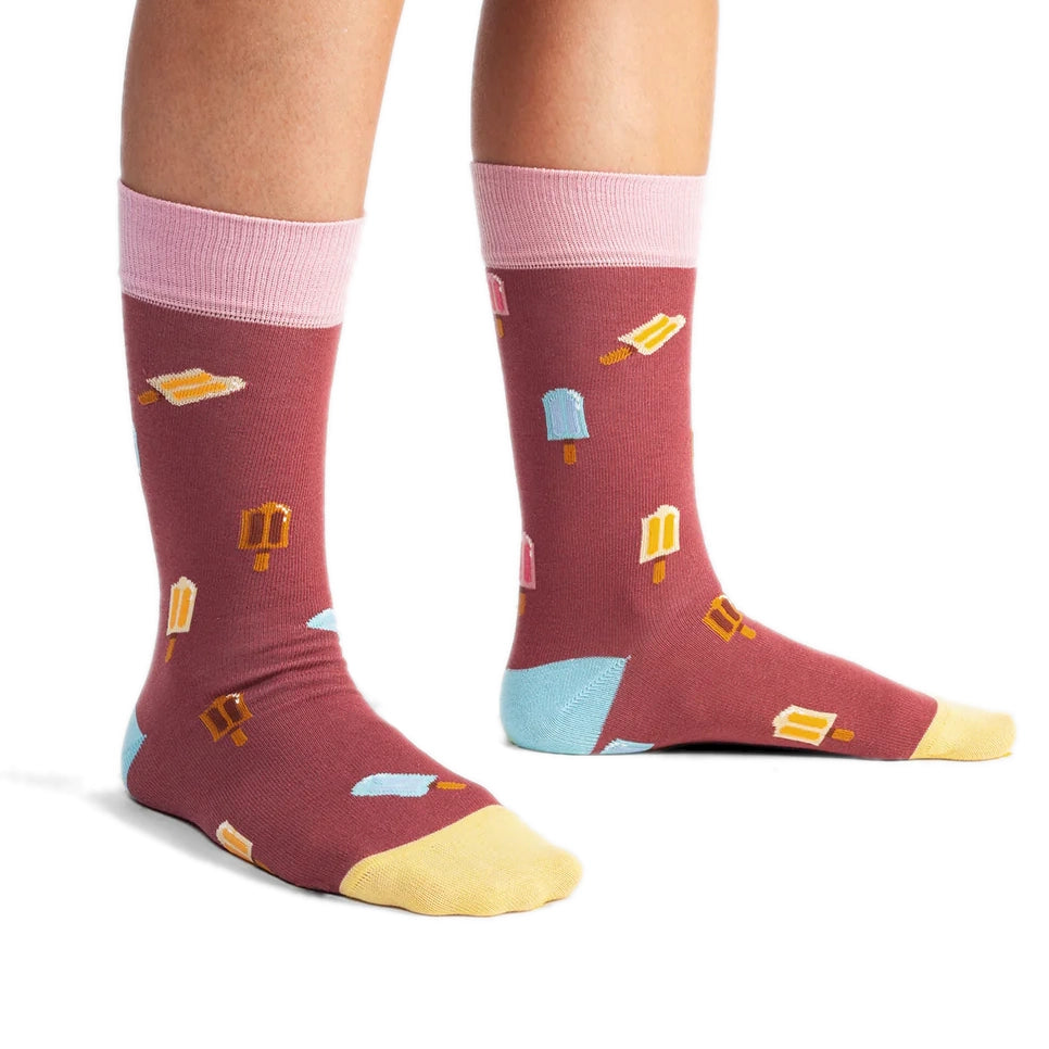 Eis-am-Stiel-Socken