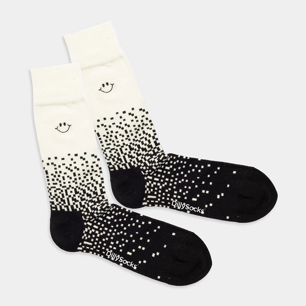 Quadrat-Verlaufs-Socken