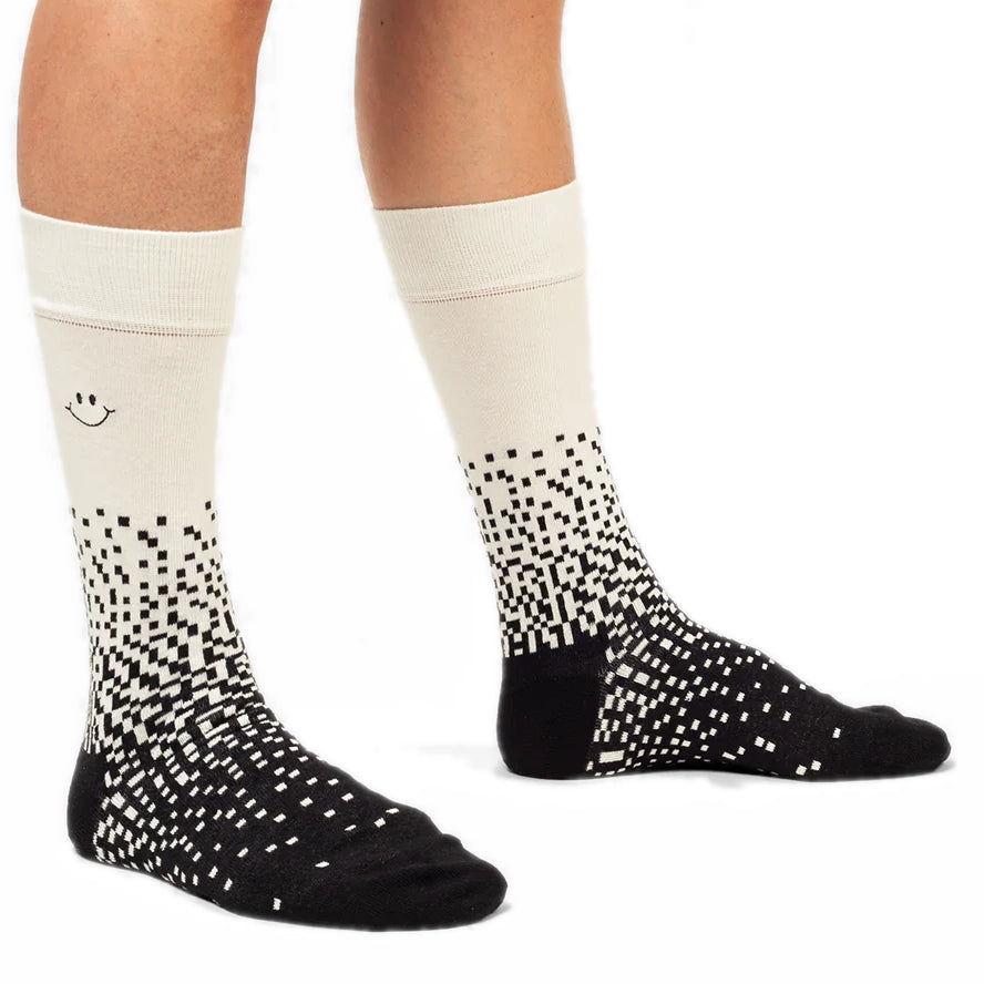 Quadrat-Verlaufs-Socken