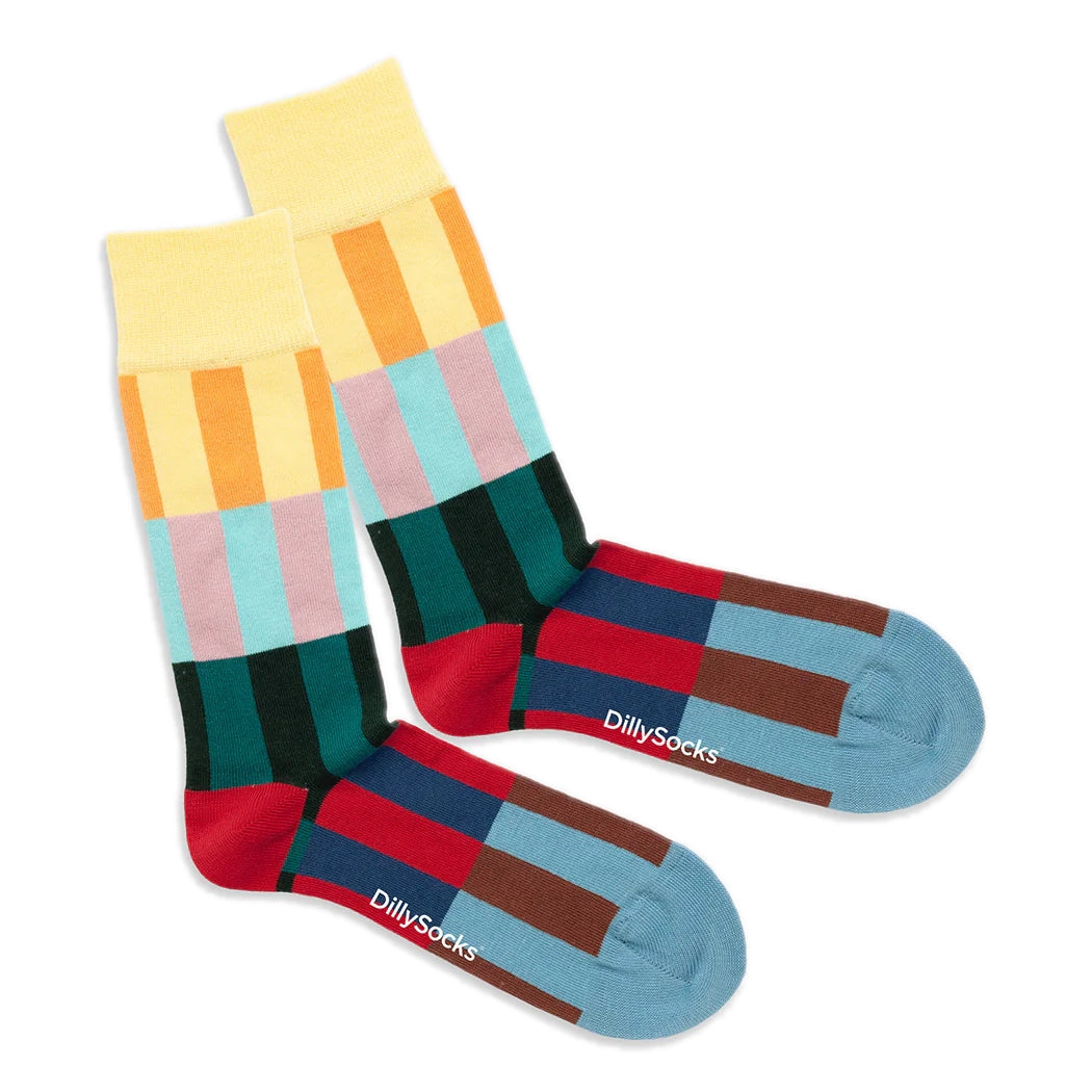 Socken mit grafischem Muster