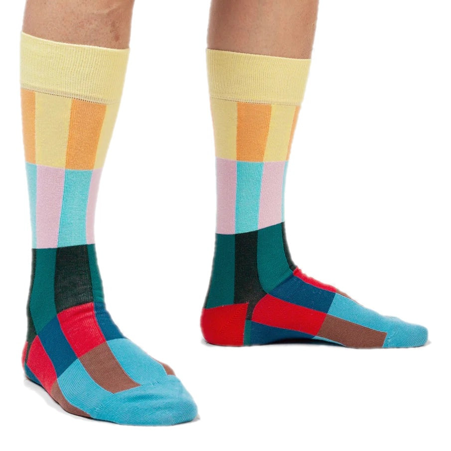 Socken mit grafischem Muster