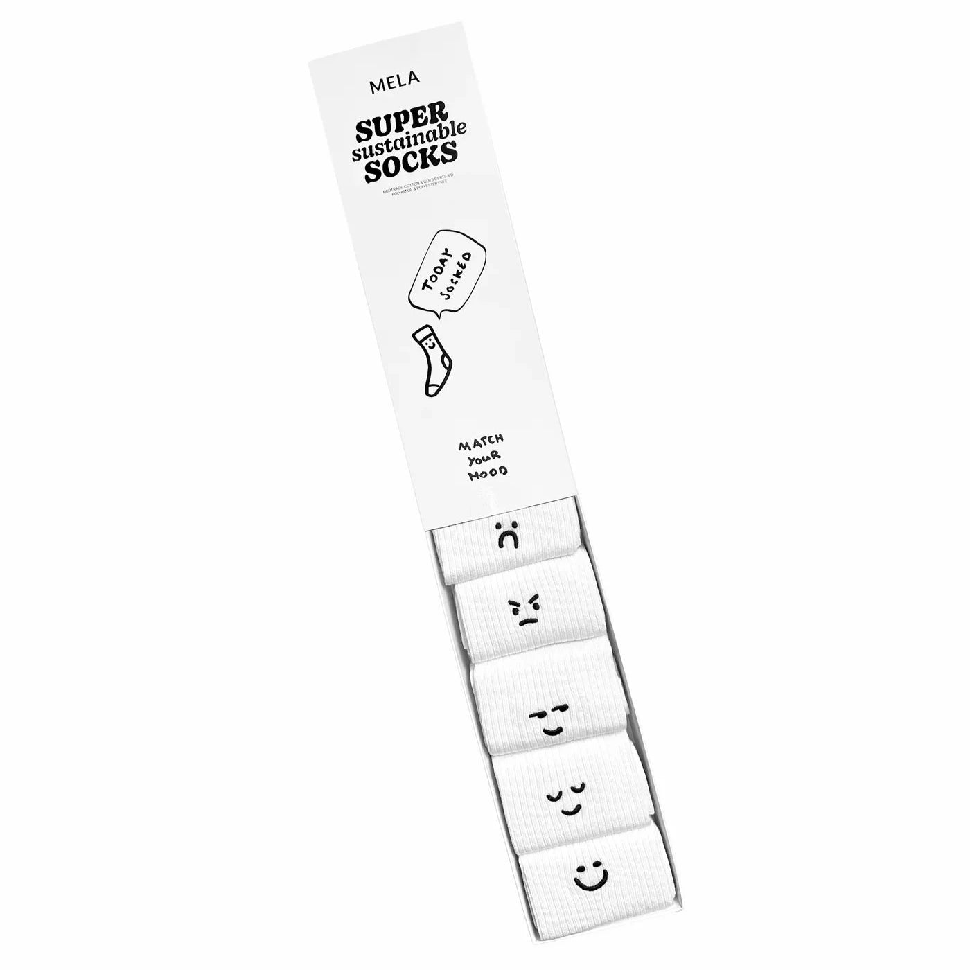 5er-Pack Ripp-Socken