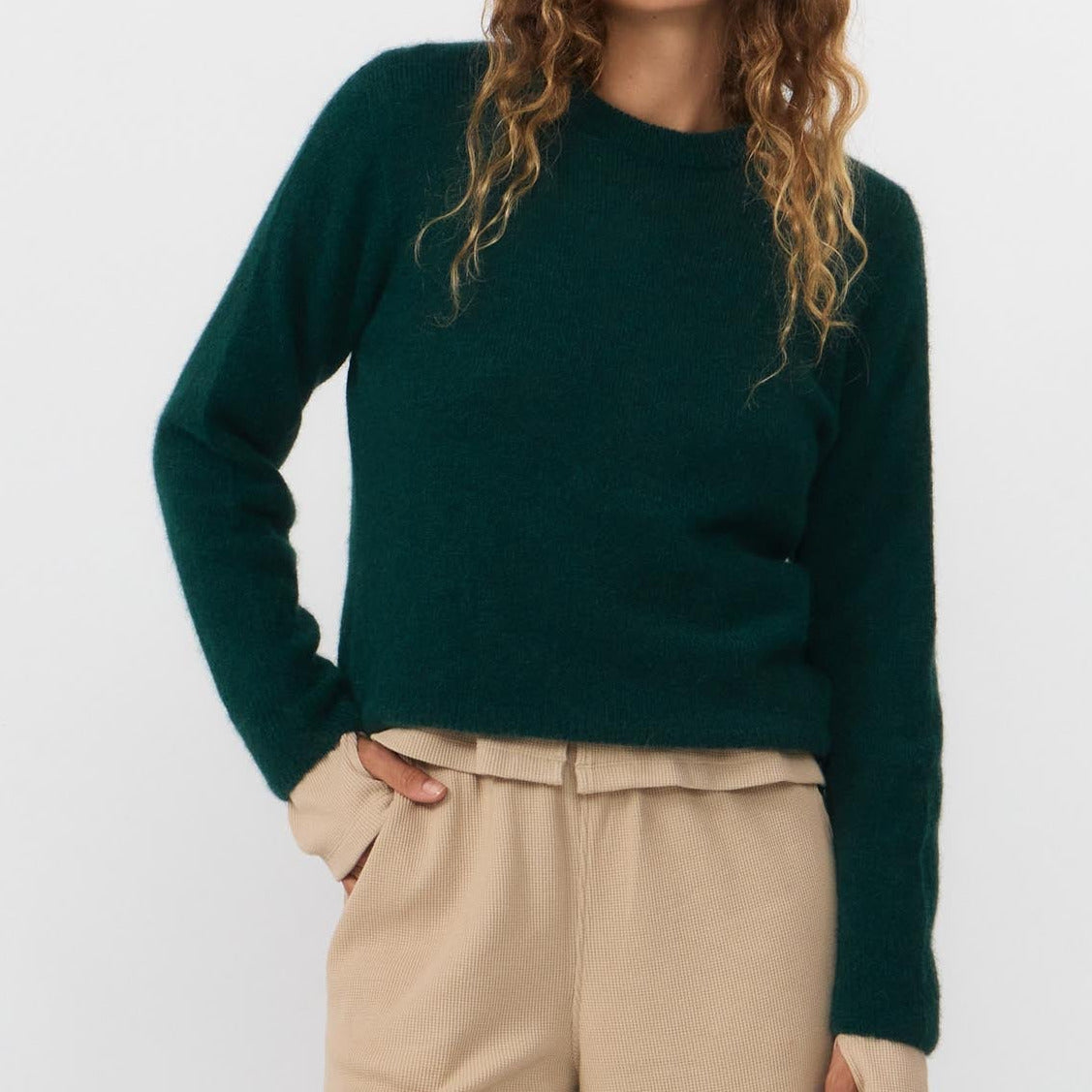 Babol einfarbiger Woll-Pullover
