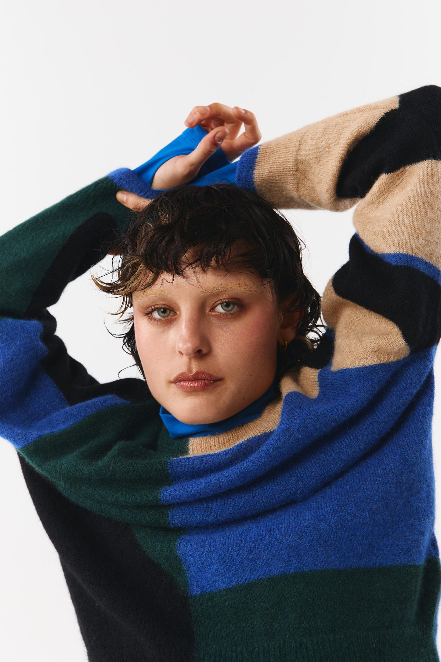 Babol gemusterter Woll-Pullover