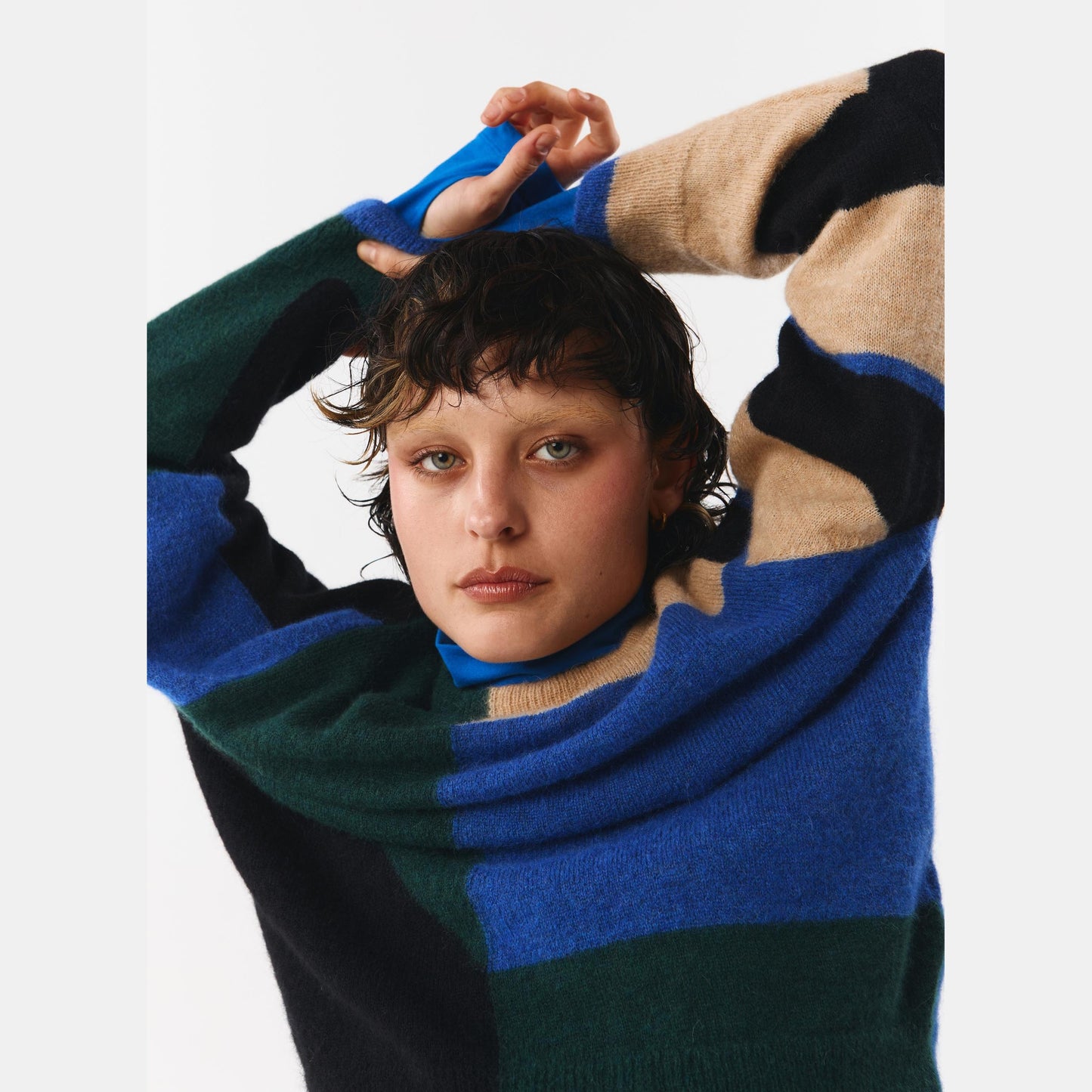 Babol gemusterter Woll-Pullover