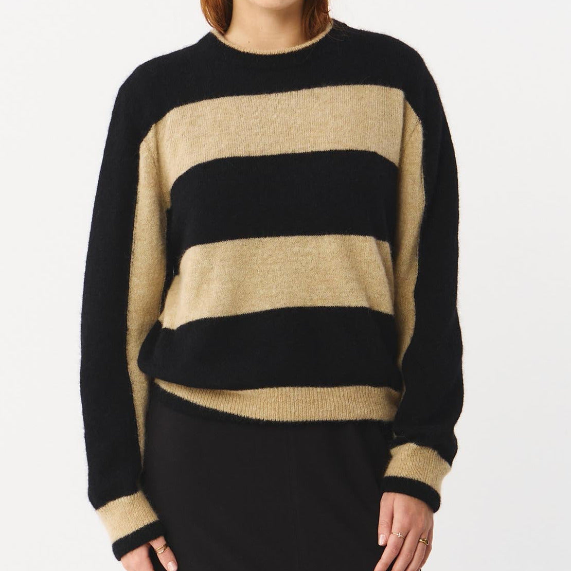 Babol Woll-Pullover mit Streifen