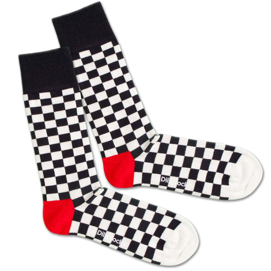 karierte Socken