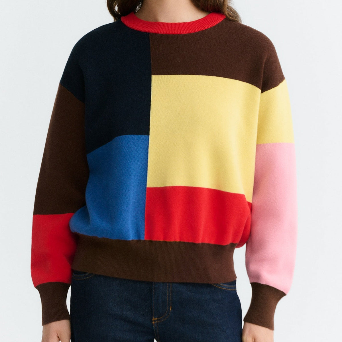 Coulourblock Pullover, Petra
