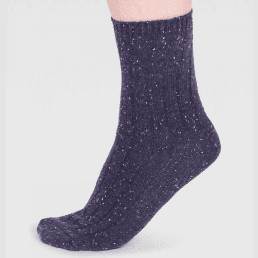 Wollsocken, Ribbed