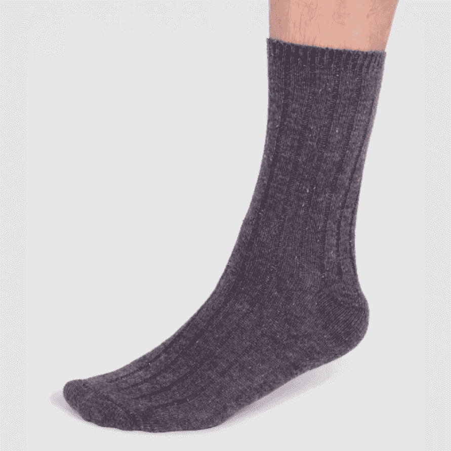 Wollsocken, Ribbed