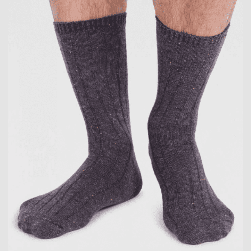 Wollsocken, Ribbed