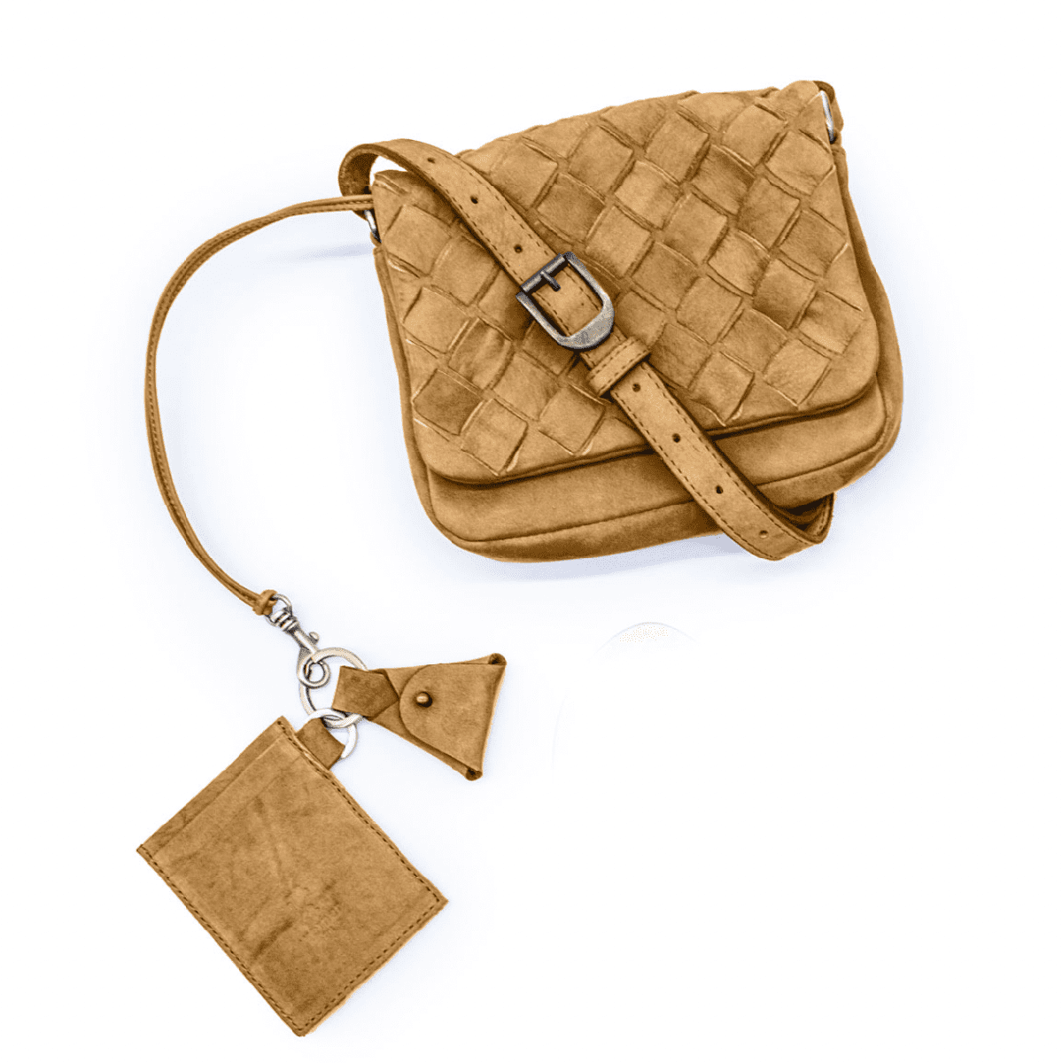 kleine Tasche aus Bio-Leder Münz
