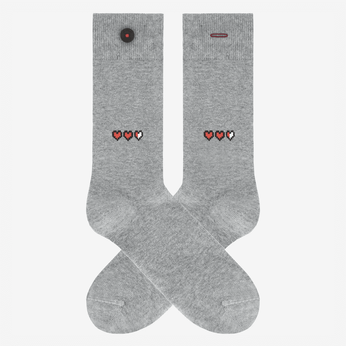 Socken mit Stickerei