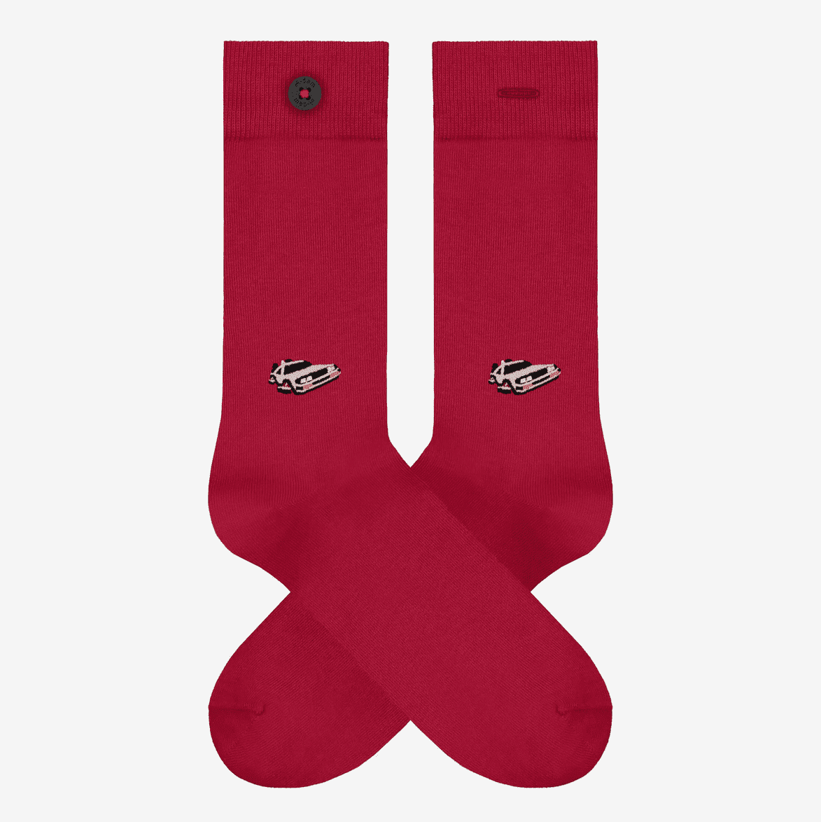 Socken mit Stickerei