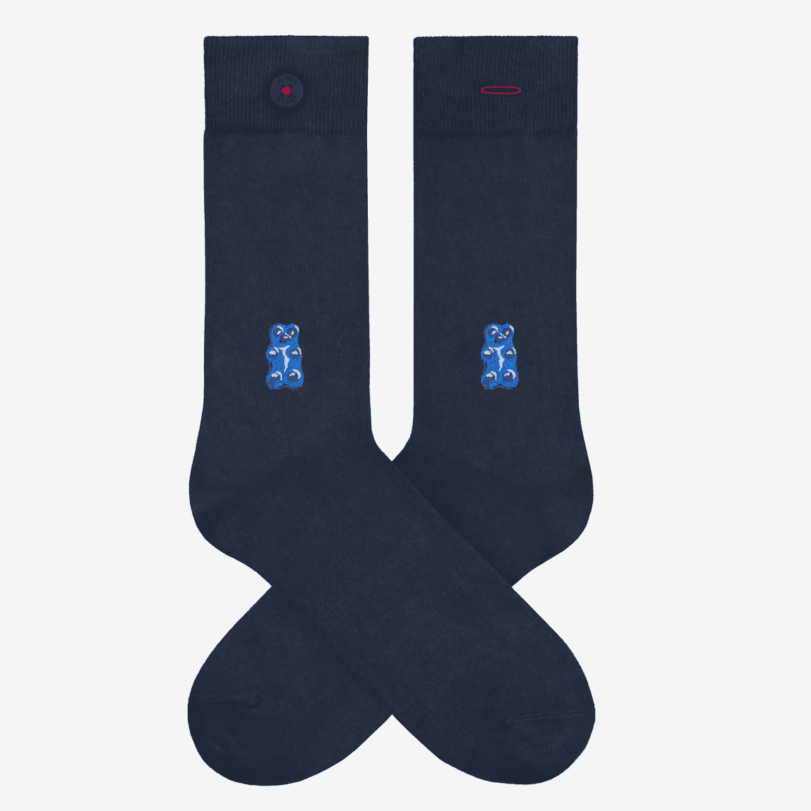 Socken mit Stickerei