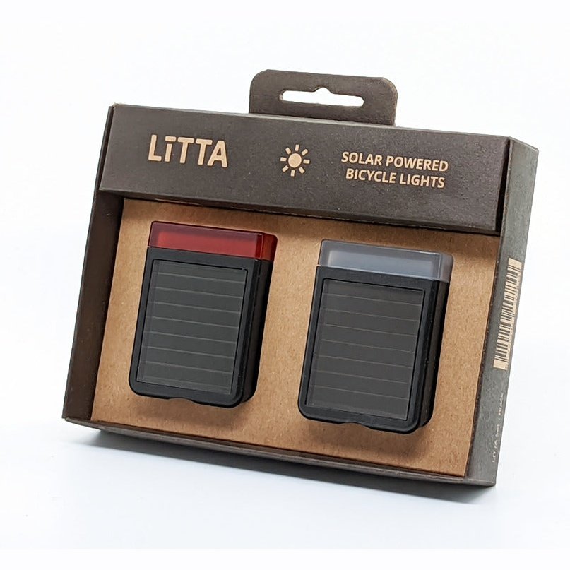 Solar-Fahrradlichter, vorn und hinten