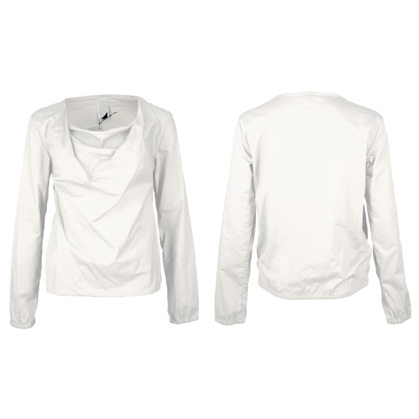 LIZZ Langarm-Bluse, leichte Baumwolle