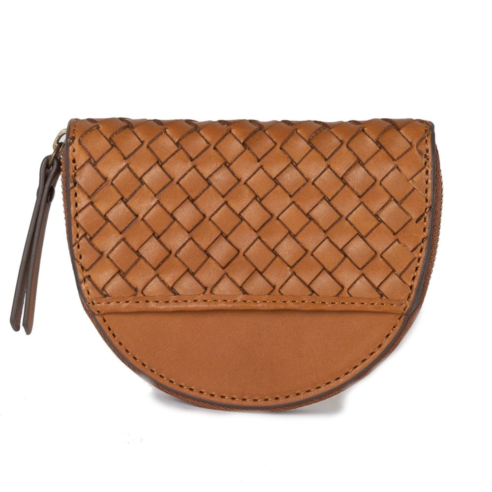 Laura Purse aus gewobenem Leder