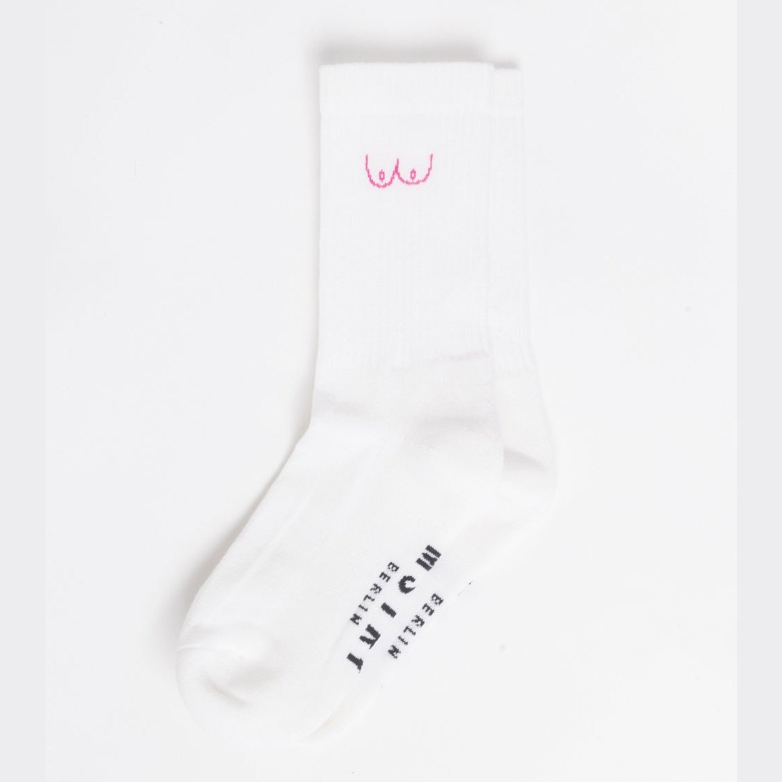 MSTRY Socken mit eingestricktem Statement