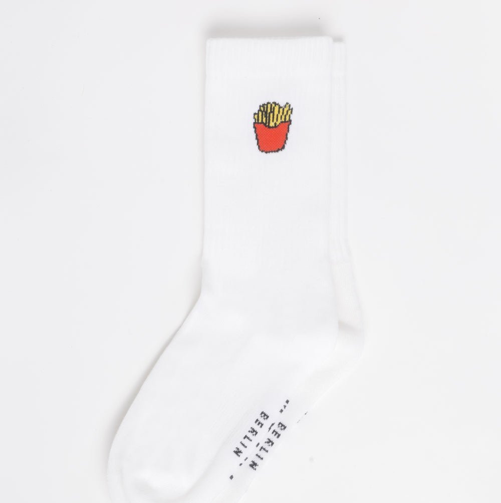 MSTRY Socken mit eingestricktem Statement