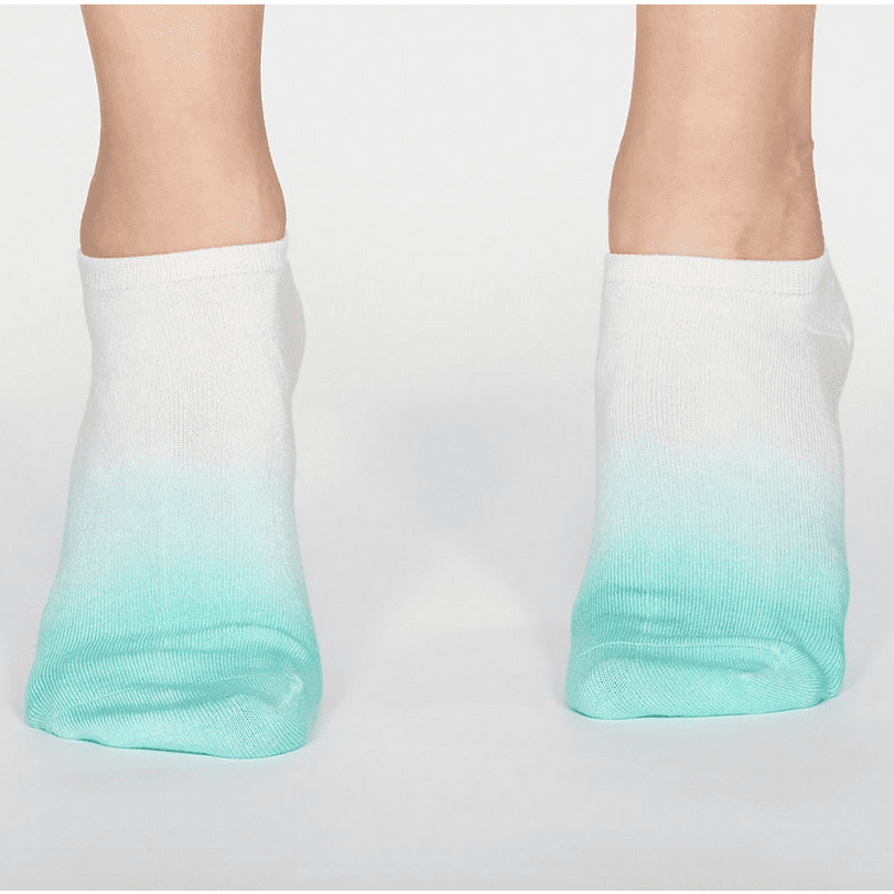 Sneakersocken, dip dye