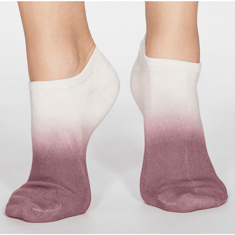 Sneakersocken, dip dye