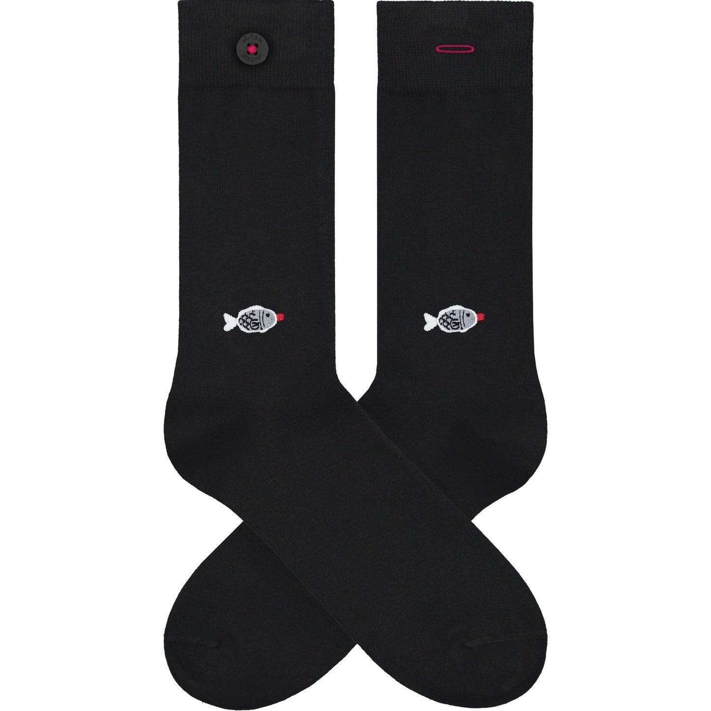 Socken mit Stickerei