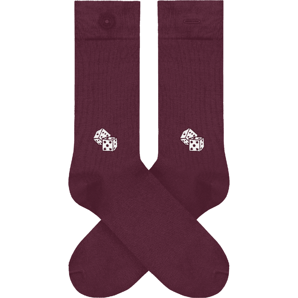 Socken mit Stickerei